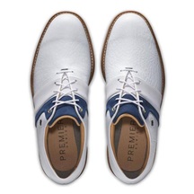 FootJoy Premiere Series Packard Herren Golfschuhe, weiss/blau