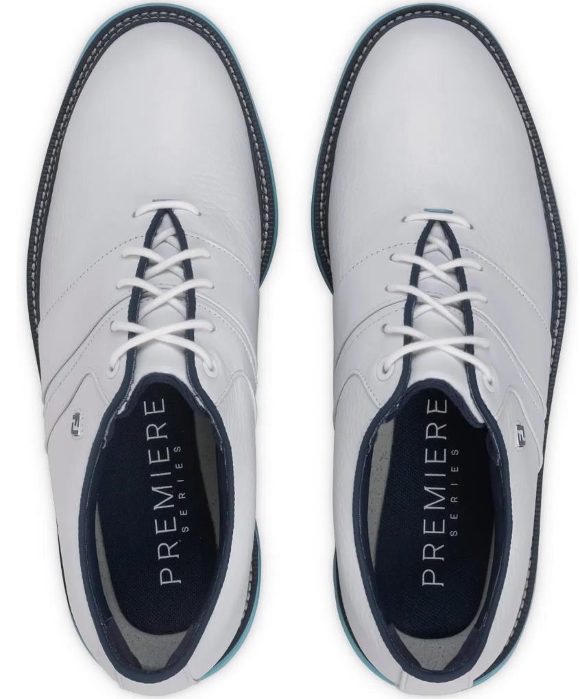 FootJoy Premiere Series Packard Herren Golfschuhe, weiss/blau