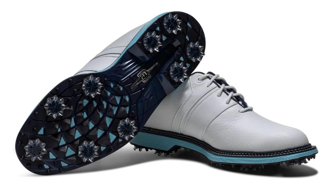 FootJoy Premiere Series Packard Herren Golfschuhe, weiss/blau