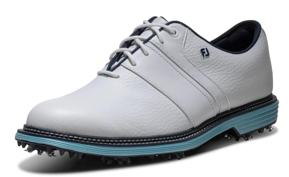FootJoy Premiere Series Packard Herren Golfschuhe, weiss/blau
