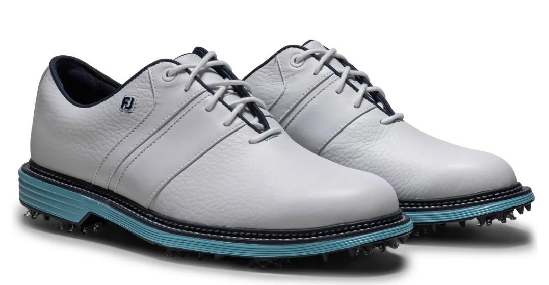 FootJoy Premiere Series Packard Herren Golfschuhe, weiss/blau