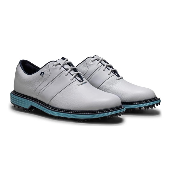 FootJoy Premiere Series Packard Herren Golfschuhe, weiss/blau