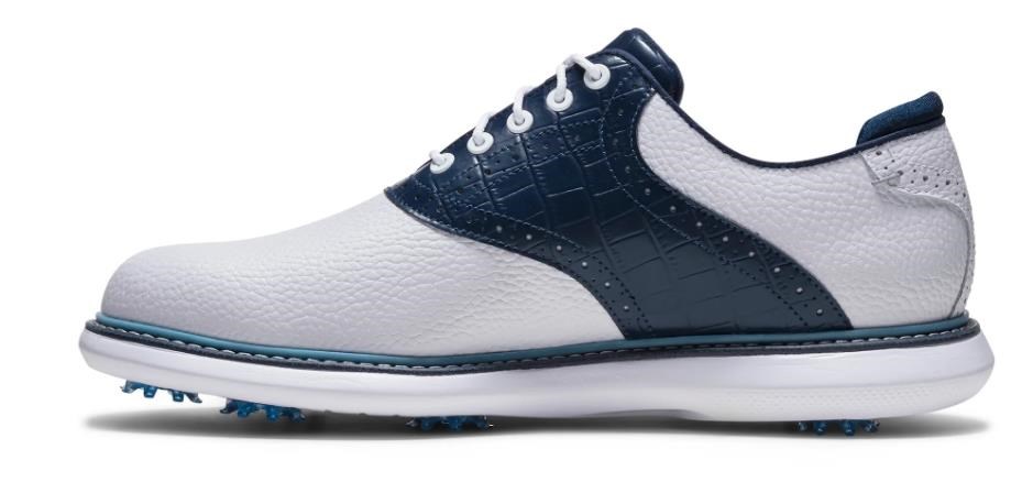 FootJoy Traditions Herren Golfschuhe, weiss/blau