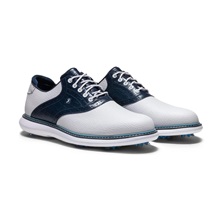 FootJoy Traditions Herren Golfschuhe, weiss/blau