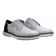 FootJoy Traditions Spikeless Herren Golfschuhe, weiss/schwarz