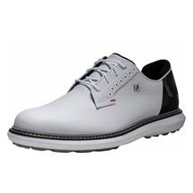 FootJoy Traditions Spikeless Herren Golfschuhe, weiss/schwarz