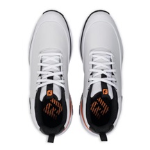 FootJoy Tour Rival Herren Golfschuhe, weiss/schwarz/orange