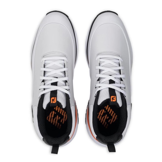 FootJoy Tour Rival Herren Golfschuhe, weiss/schwarz/orange
