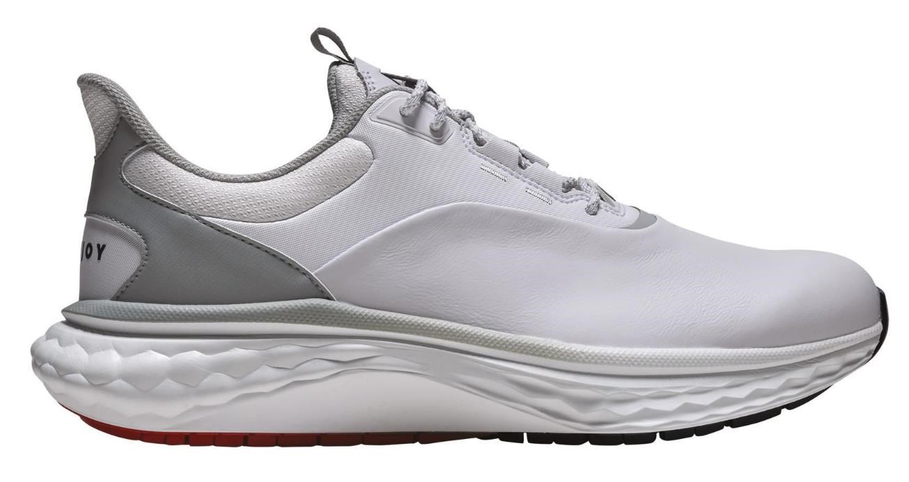 FootJoy Quantum Herren Golfschuhe, weiss/grau