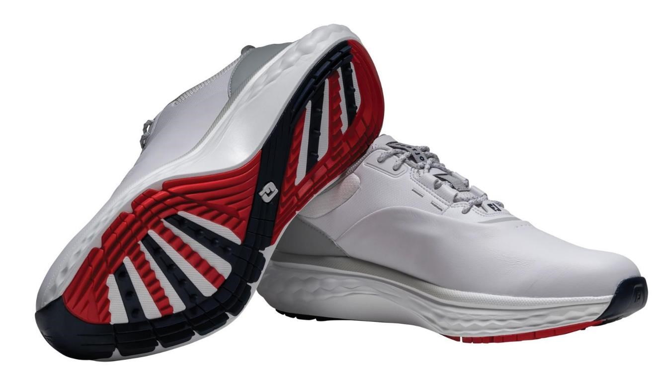 FootJoy Quantum Herren Golfschuhe, weiss/grau