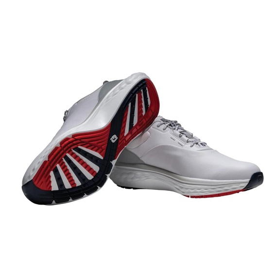 FootJoy Quantum Herren Golfschuhe, weiss/grau