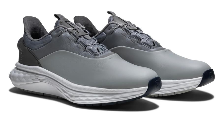 FootJoy Quantum Herren Golfschuhe, grau/weiss