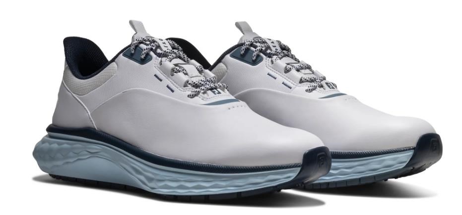 FootJoy Quantum Herren Golfschuhe, weiss/blau