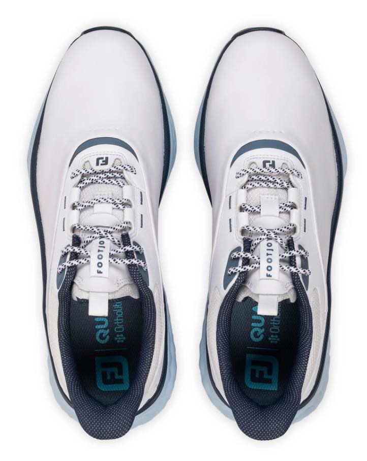 FootJoy Quantum Herren Golfschuhe, weiss/blau