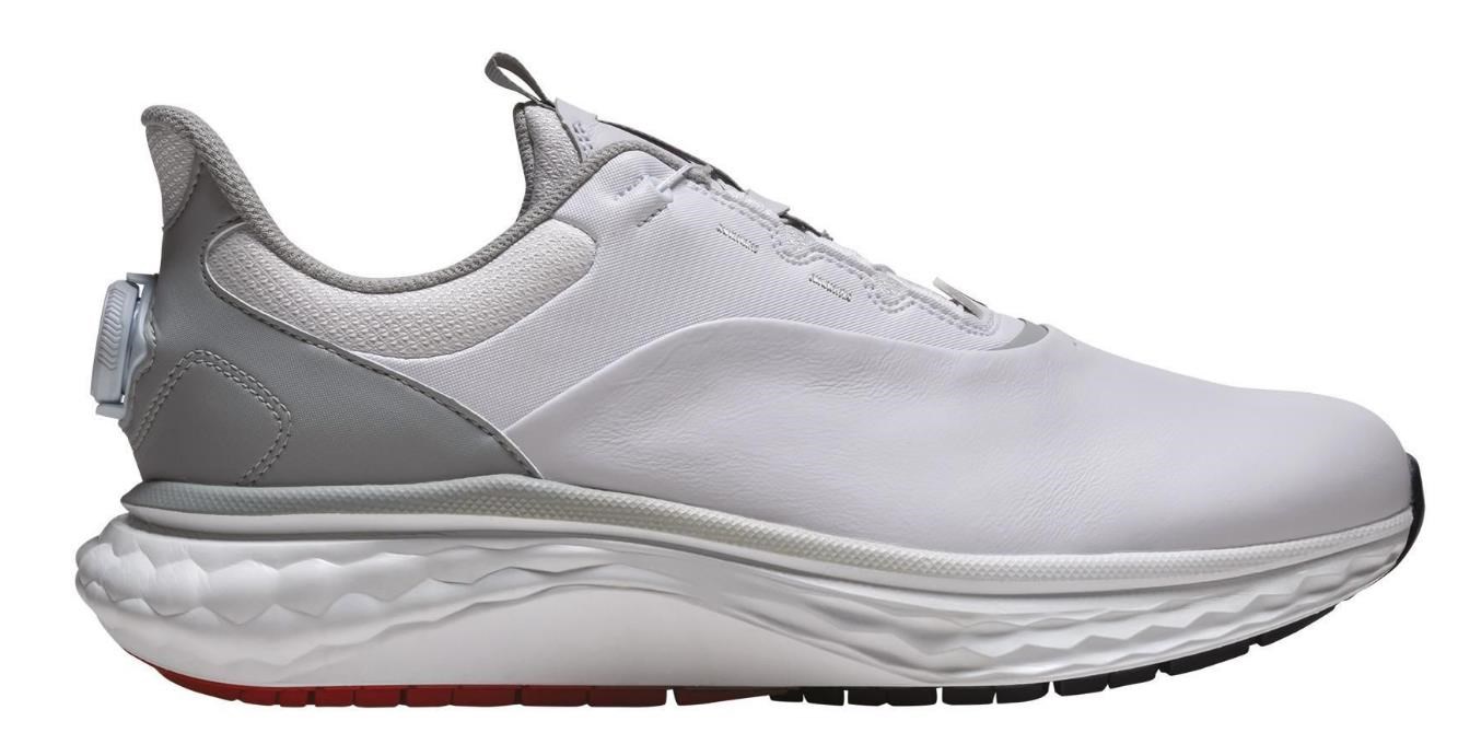 FootJoy Quantum BOA Herren Golfschuhe, weiss/grau