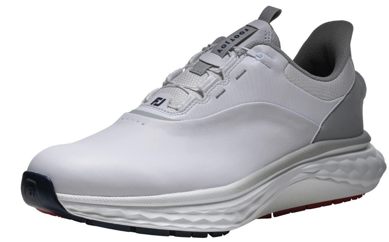 FootJoy Quantum BOA Herren Golfschuhe, weiss/grau