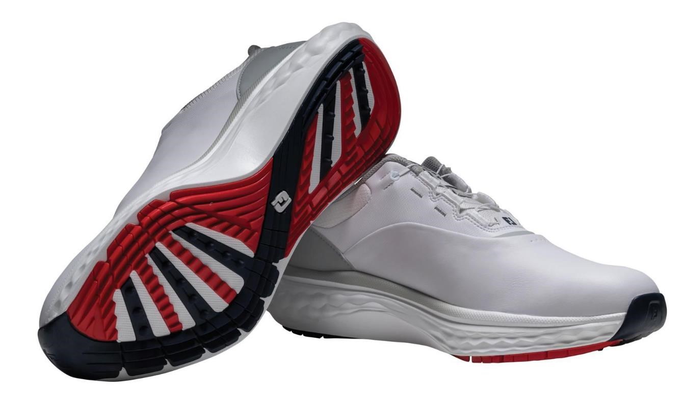 FootJoy Quantum BOA Herren Golfschuhe, weiss/grau