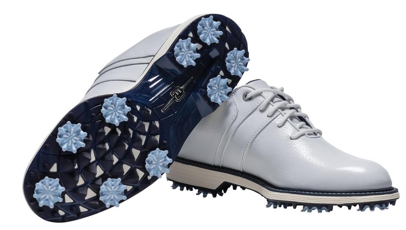 FootJoy Premiere Series Packard Damen Golfschuhe, weiss/dunkelblau