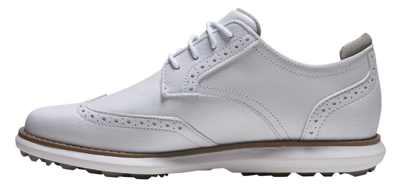 FootJoy Traditions Spikeless Damen Golfschuhe, weiss