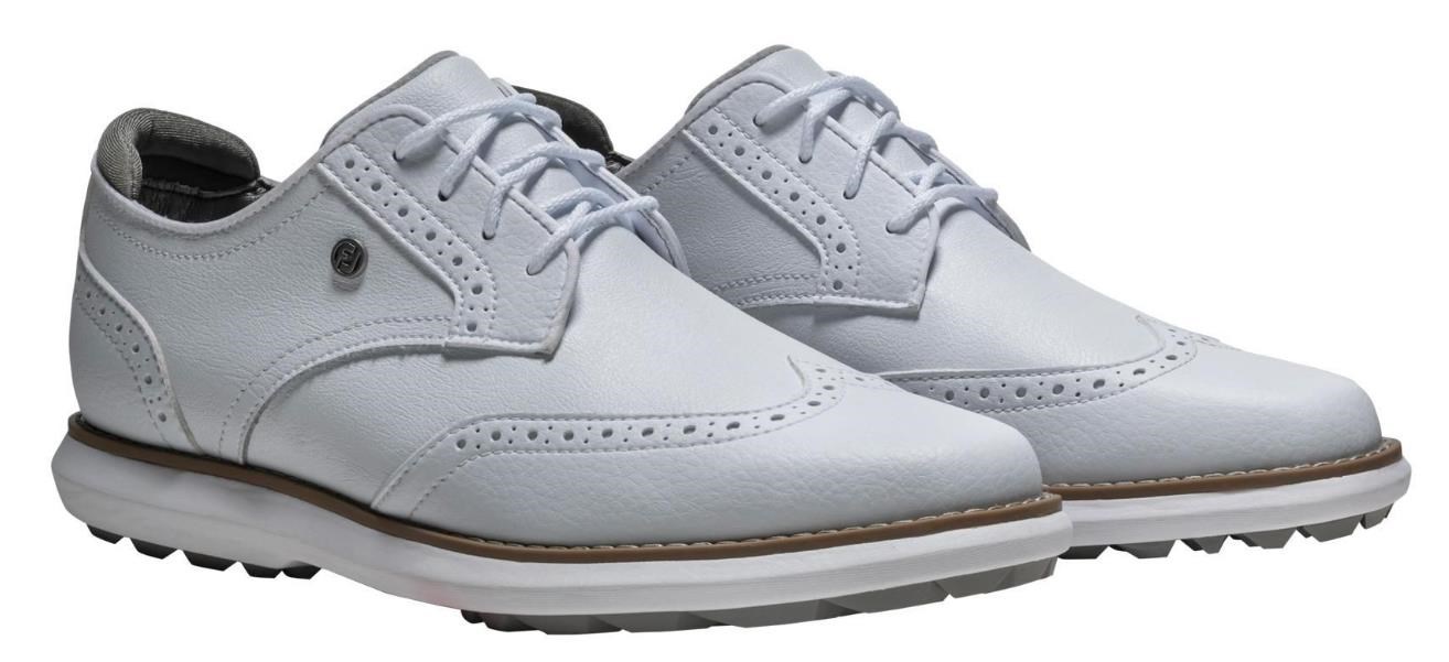 FootJoy Traditions Spikeless Damen Golfschuhe, weiss