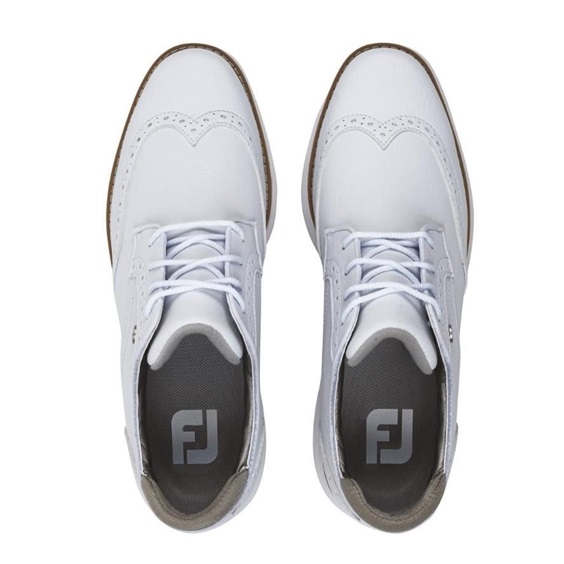FootJoy Traditions Spikeless Damen Golfschuhe, weiss