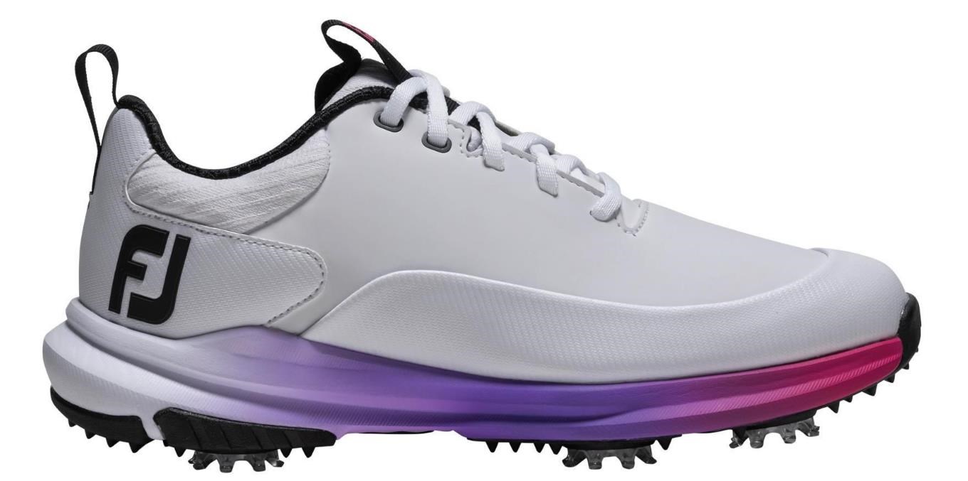 FootJoy Tour Rival Damen Golfschuhe, weiss/silber/rosa