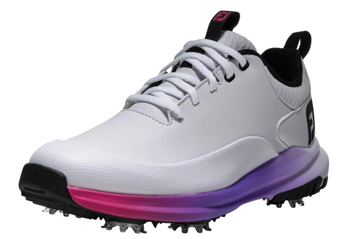 FootJoy Tour Rival Damen Golfschuhe, weiss/silber/rosa