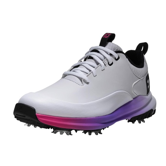 FootJoy Tour Rival Damen Golfschuhe, weiss/silber/rosa