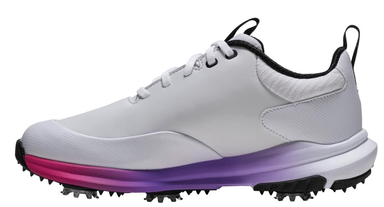 FootJoy Tour Rival Damen Golfschuhe, weiss/silber/rosa