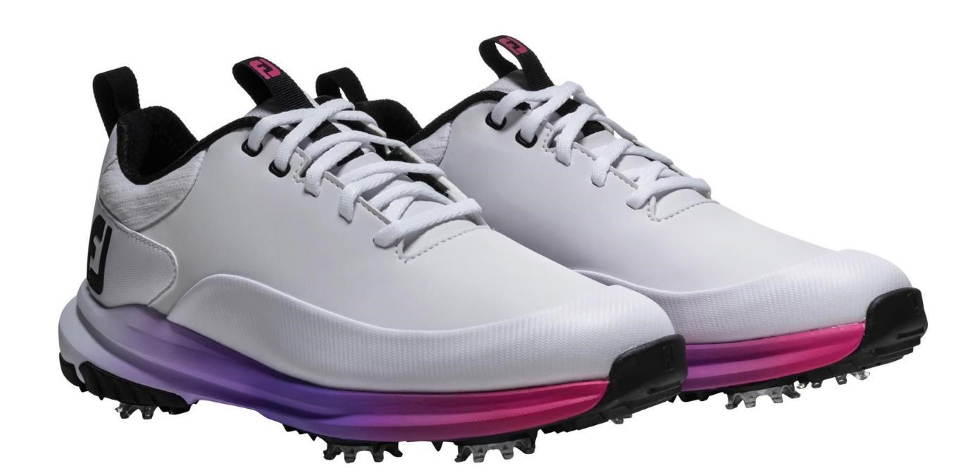 FootJoy Tour Rival Damen Golfschuhe, weiss/silber/rosa
