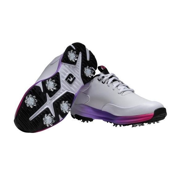 FootJoy Tour Rival Damen Golfschuhe, weiss/silber/rosa