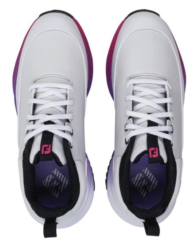 FootJoy Tour Rival Damen Golfschuhe, weiss/silber/rosa