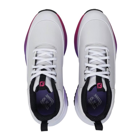 FootJoy Tour Rival Damen Golfschuhe, weiss/silber/rosa