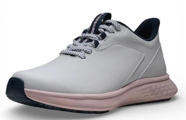 FootJoy Pulse Damen Golfschuhe, weiss/dunkelblau/rosa