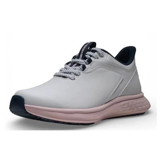 FootJoy Pulse Damen Golfschuhe, weiss/dunkelblau/rosa