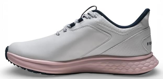 FootJoy Pulse Damen Golfschuhe, weiss/dunkelblau/rosa
