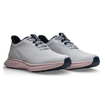 FootJoy Pulse Damen Golfschuhe, weiss/dunkelblau/rosa