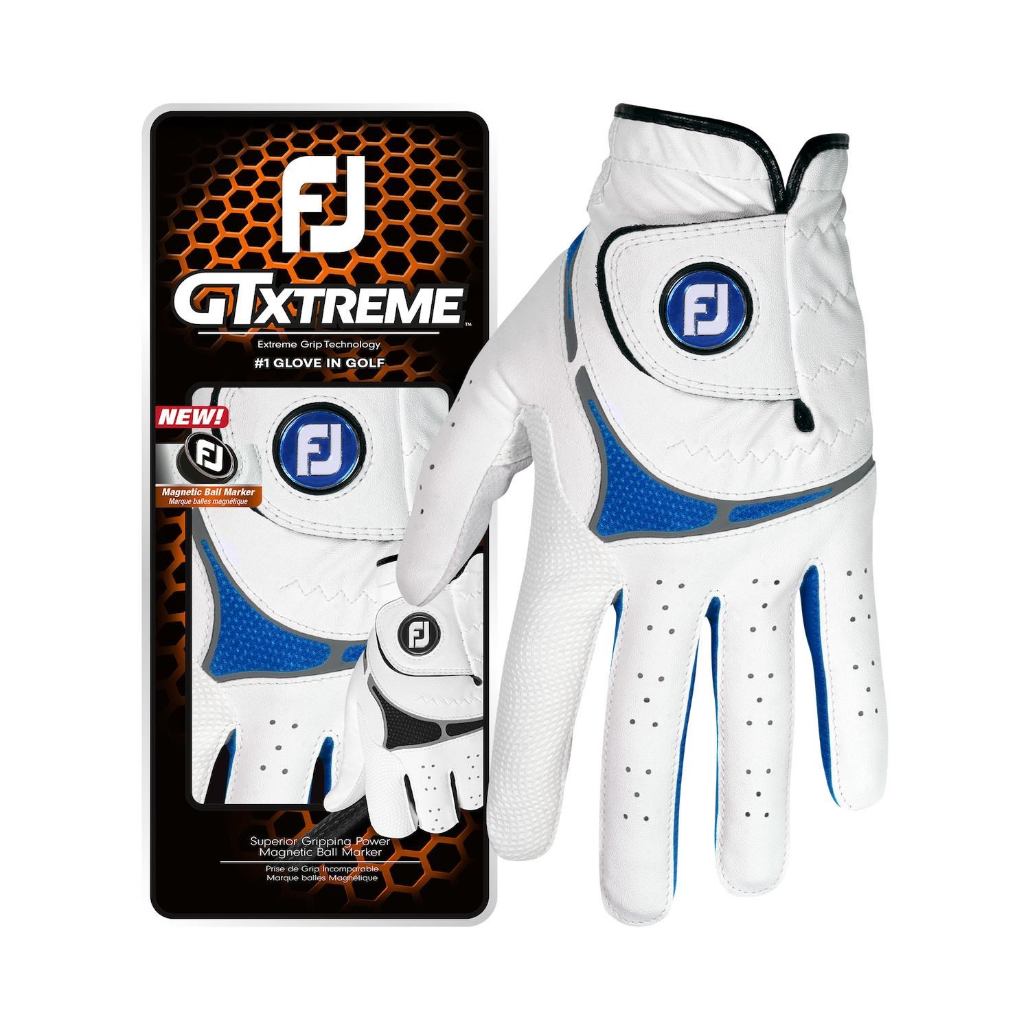 FootJoy GTxtreme Herren Golfhandschuh, weiss/blau