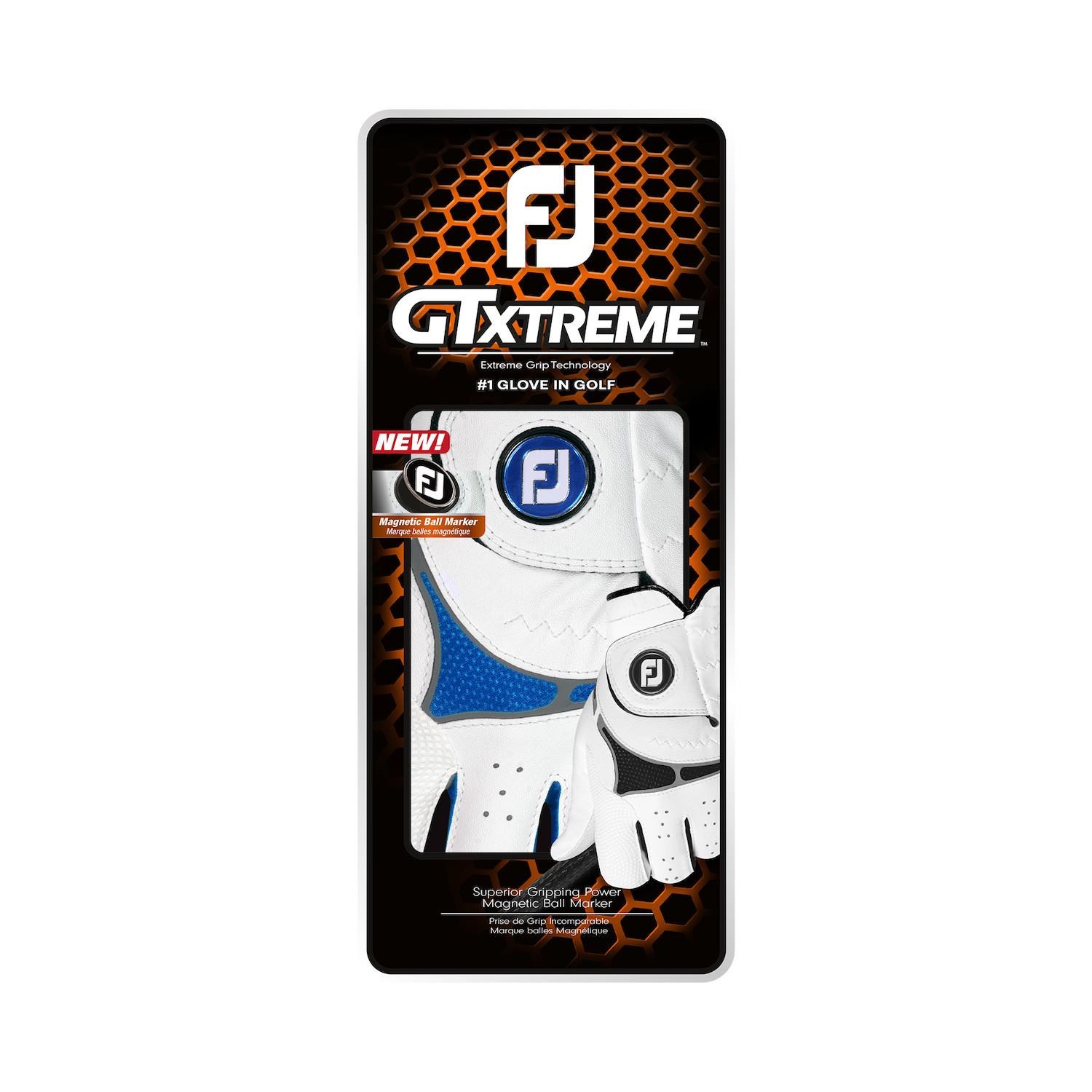 FootJoy GTxtreme Herren Golfhandschuh, weiss/blau
