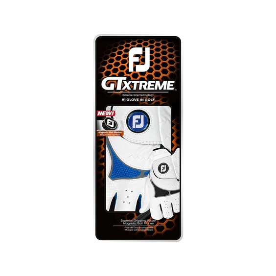 FootJoy GTxtreme Herren Golfhandschuh, weiss/blau