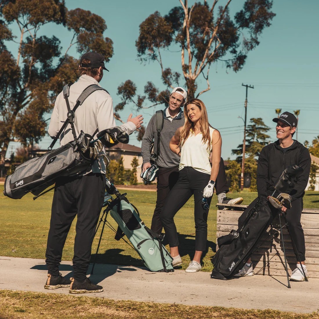 Sunday Golf El Camino Pencilbag, grau