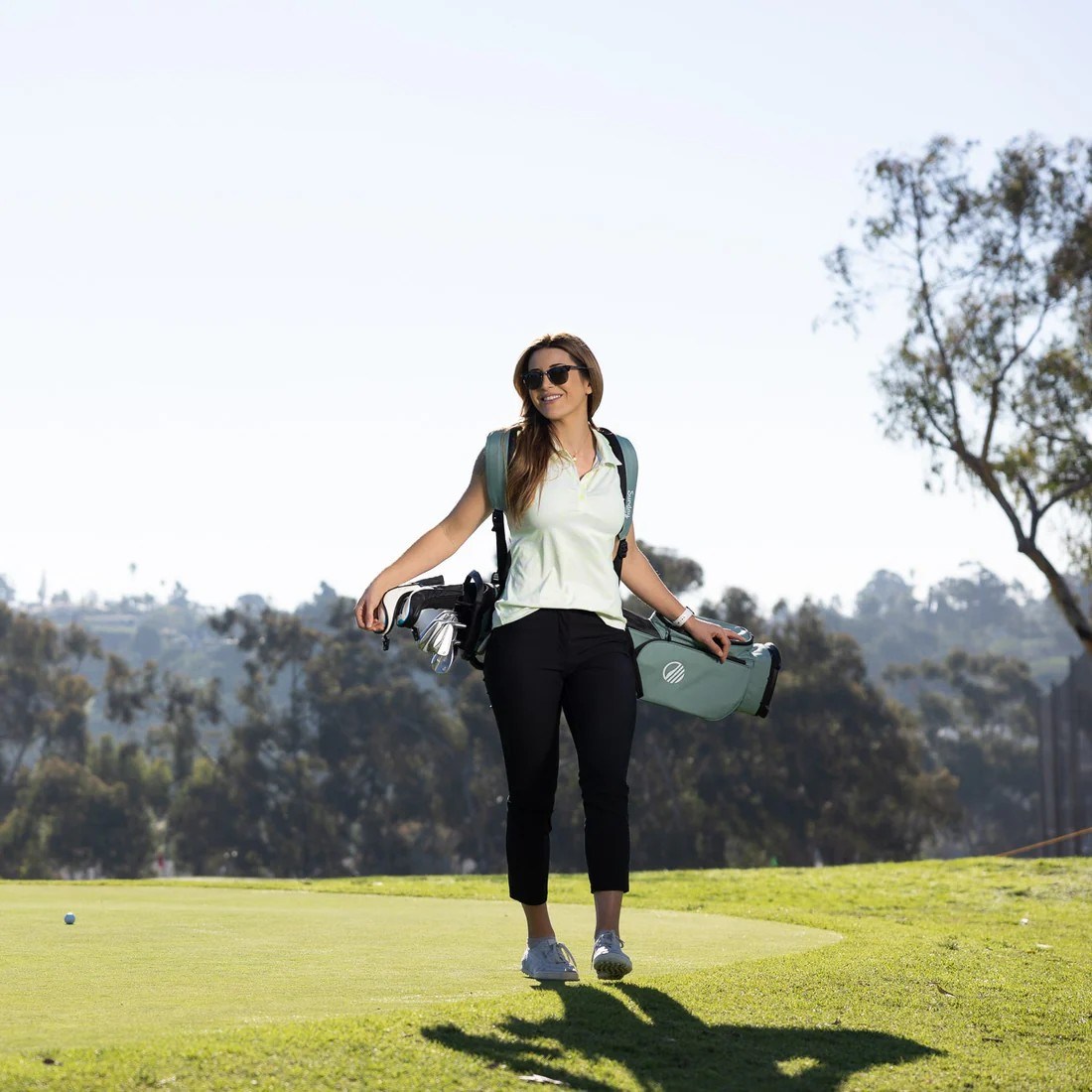 Sunday Golf El Camino Pencilbag, seafoam