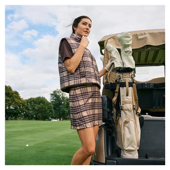 Sunday Golf El Camino Pencilbag, toasted almond
