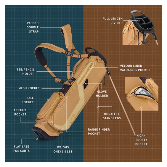 Sunday Golf El Camino Pencilbag, clay thompson