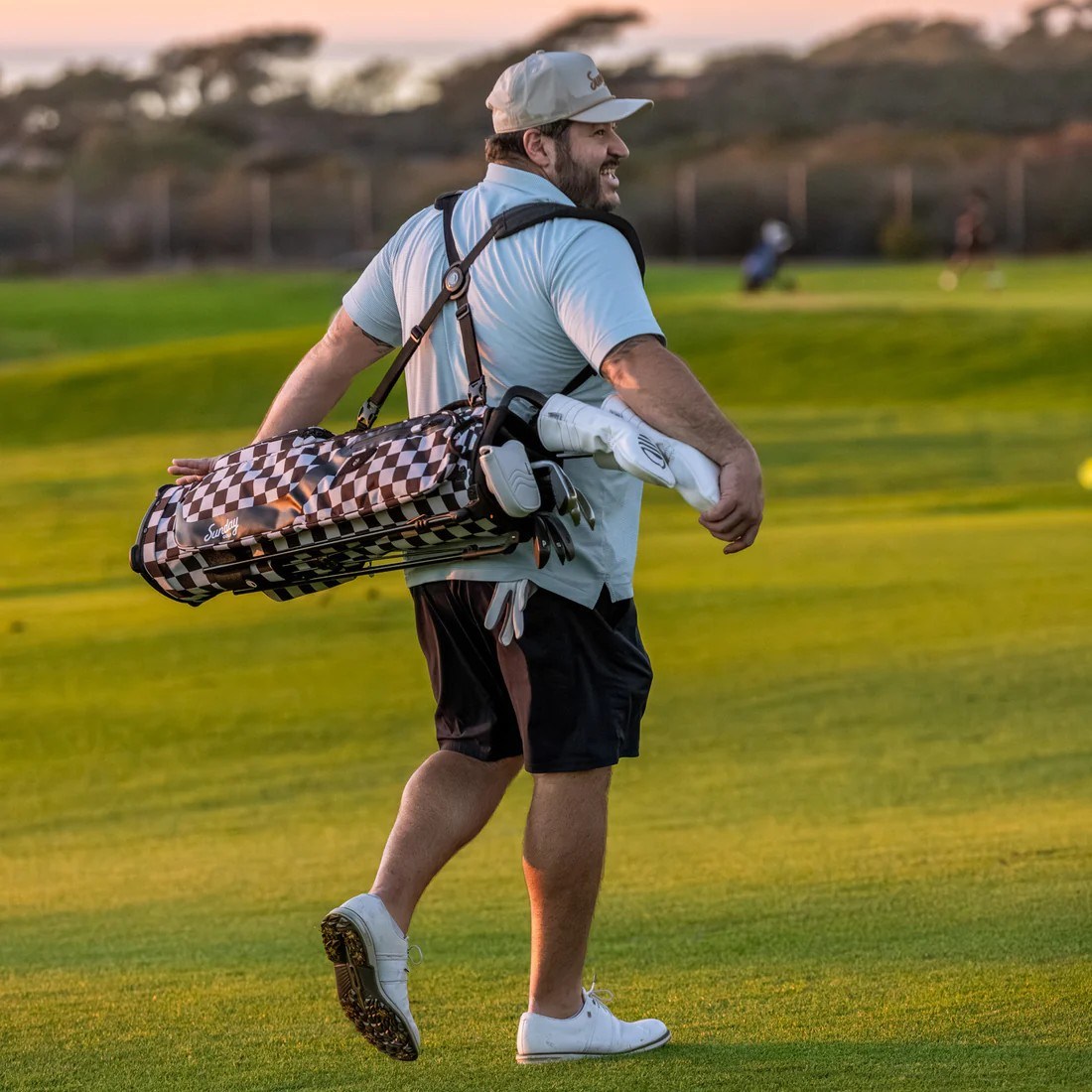 Sunday Golf El Camino Pencilbag, schwarz/weiss