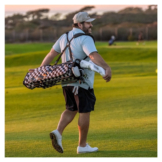 Sunday Golf El Camino Pencilbag, schwarz/weiss
