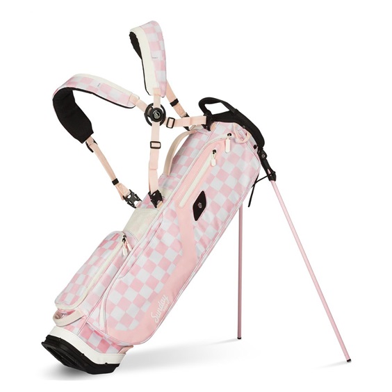Sunday Golf El Camino Pencilbag, rosa/weiss