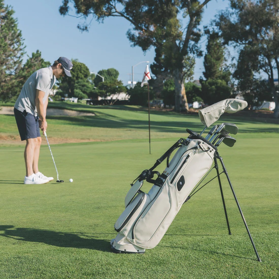 Sunday Golf El Camino S-Class Pencilbag, cream