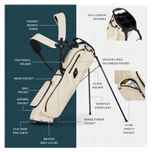 Sunday Golf El Camino S-Class Pencilbag, cream