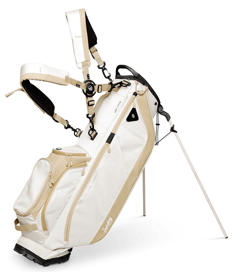 Sunday Golf Ryder stand bag, toasted almond